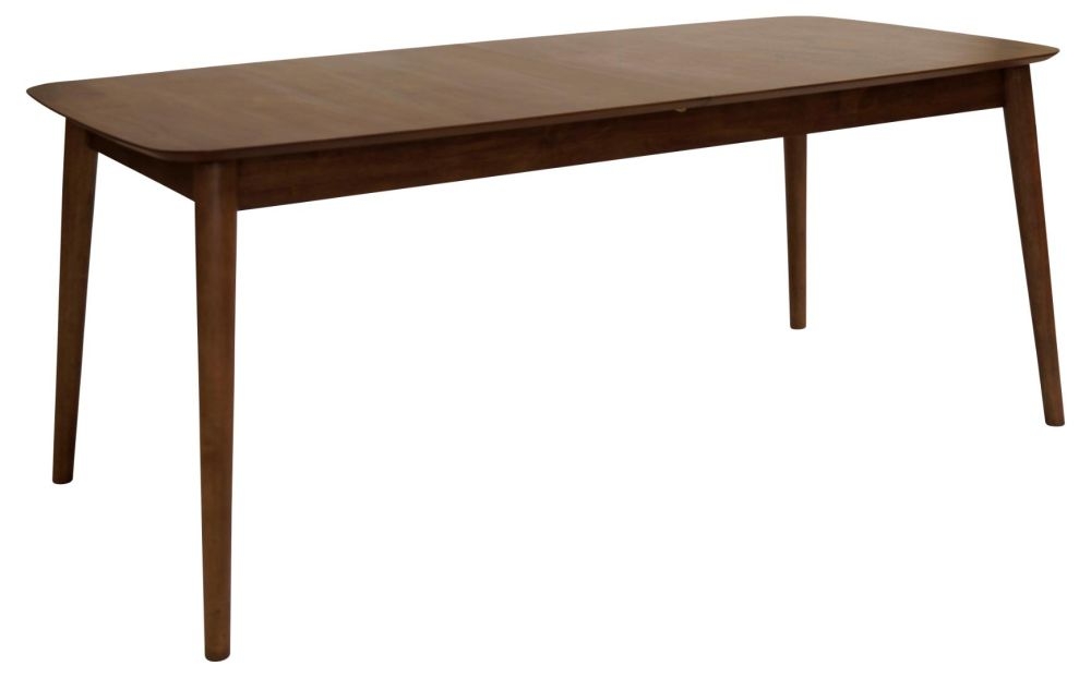 Product photograph of Macy Walnut 6-8 Seater Extending Dining Table from Choice Furniture Superstore.