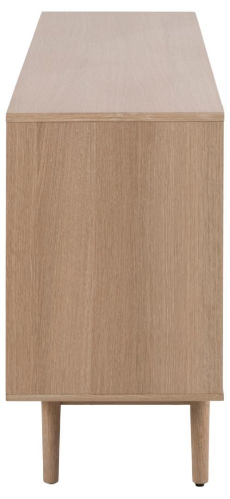 Product photograph of Arnot Oak 2 Door 3 Drawer Large Sideboard - 160cm from Choice Furniture Superstore.