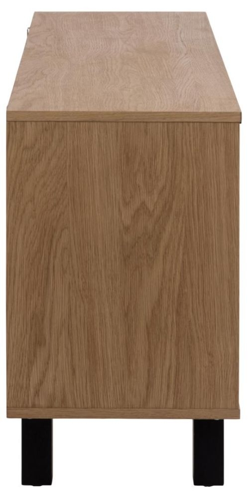 Product photograph of Belleair Oak 3 Door Large Sideboard - 150cm from Choice Furniture Superstore.