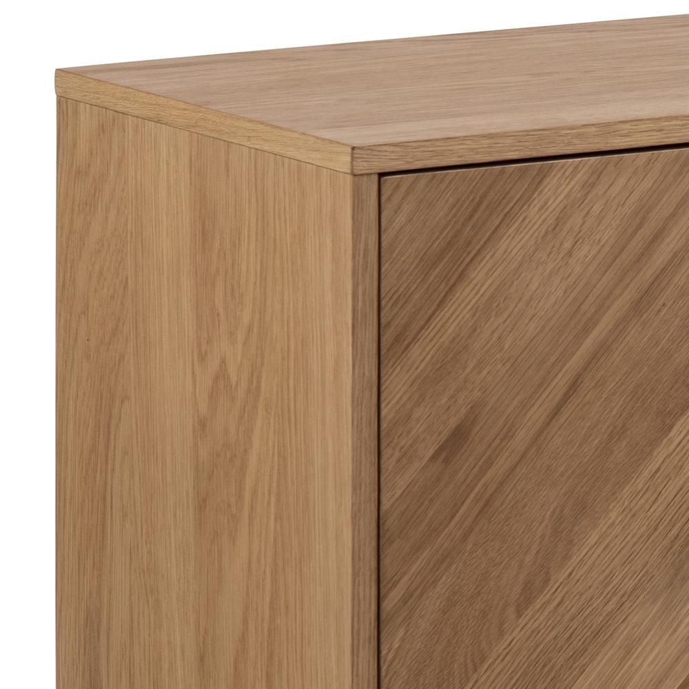 Product photograph of Belleair Oak 3 Door Sideboard - 150cm from Choice Furniture Superstore.