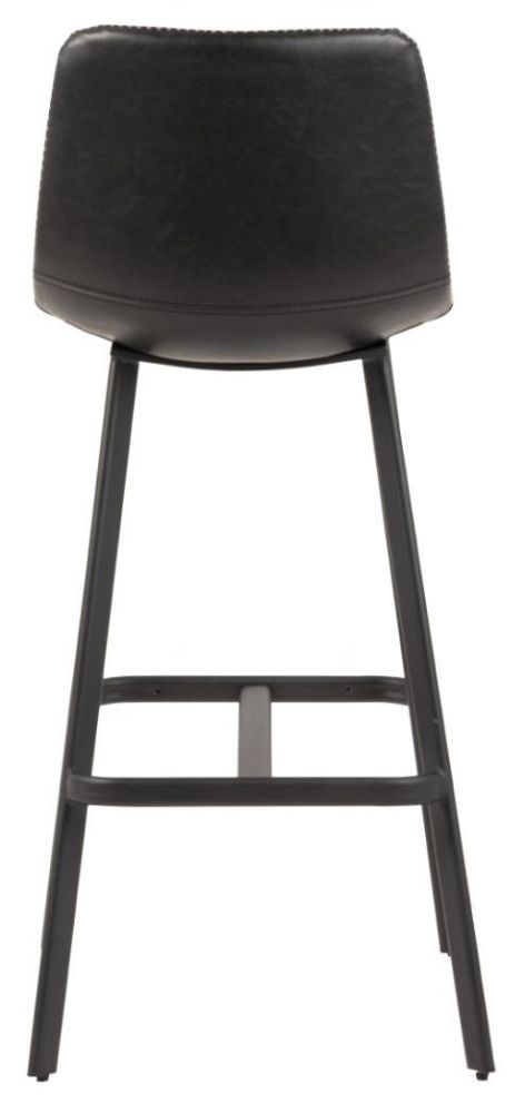Product photograph of Ingenio Vintage Faux Leather Bar Stool - Sold In Pairs from Choice Furniture Superstore.