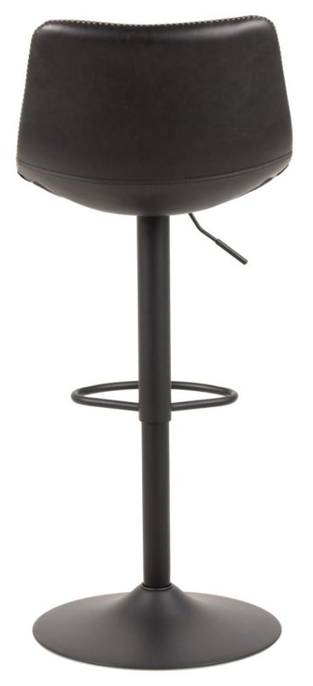 Product photograph of Ingenio Vintage Faux Leather Gas Lift Bar Stool - Sold In Pairs from Choice Furniture Superstore.