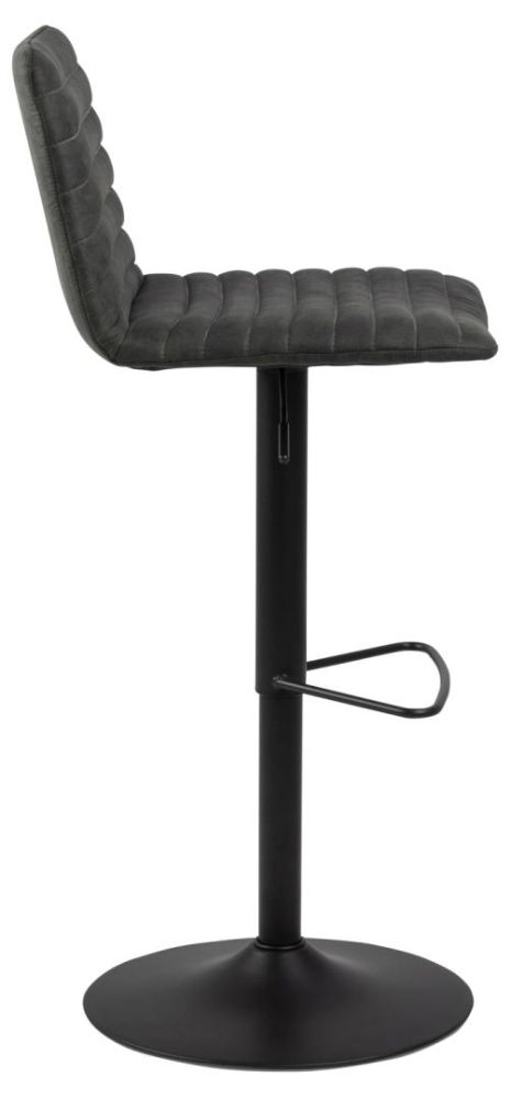 Product photograph of Kiln Preston Fabric Gas Lift Bar Stool - Sold In Pairs from Choice Furniture Superstore.