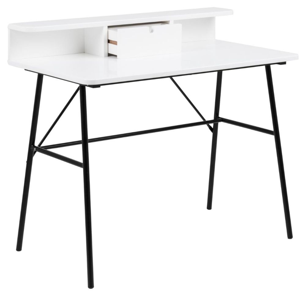 Product photograph of Ponca 1 Drawer Desk from Choice Furniture Superstore.