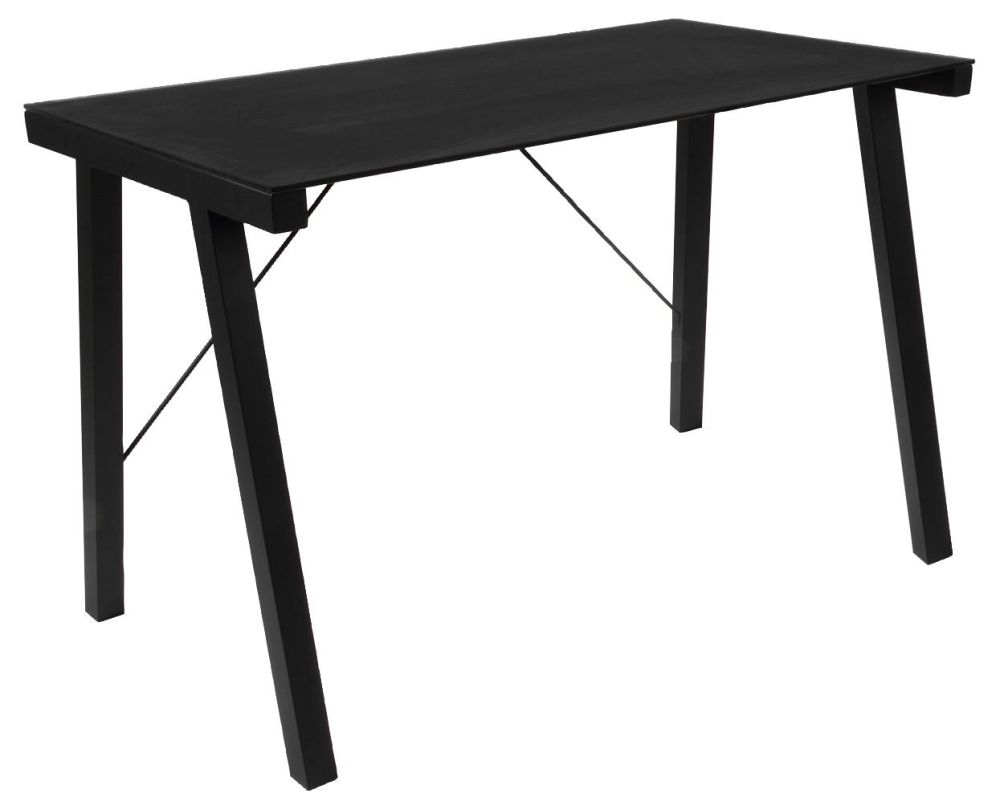 Product photograph of Tingley Black Writing Desk from Choice Furniture Superstore.
