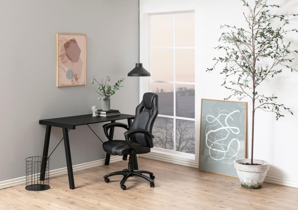 Product photograph of Tingley Black Writing Desk from Choice Furniture Superstore.