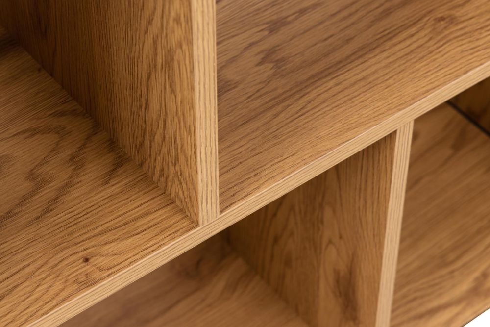 Product photograph of Solway Oak Open Bookcase from Choice Furniture Superstore.