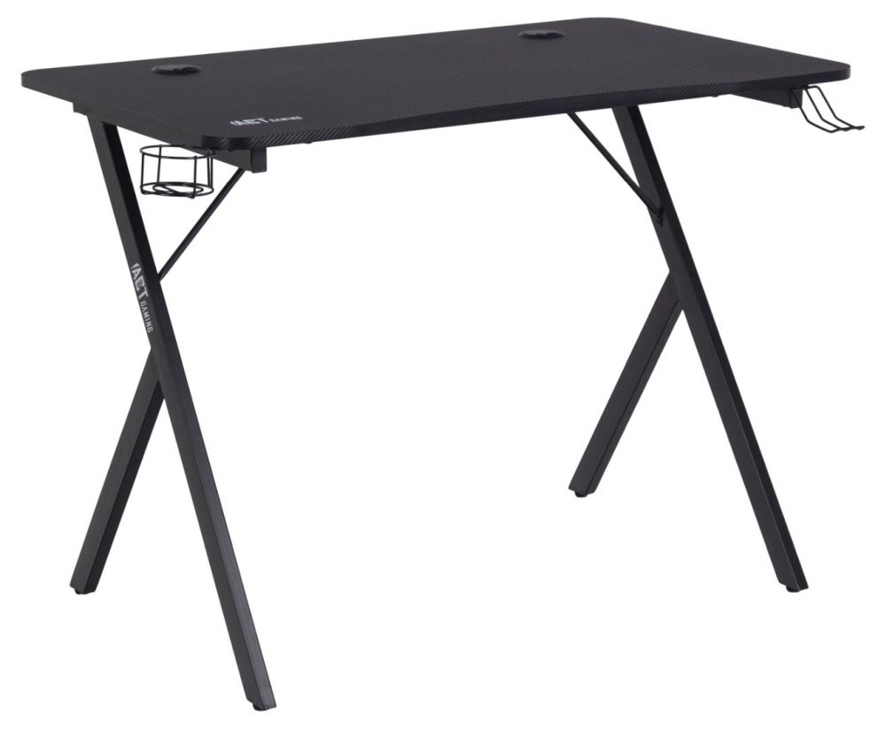 Product photograph of Mexia Black Gaming Desk from Choice Furniture Superstore.
