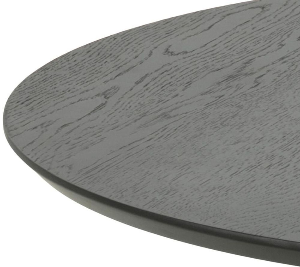 Product photograph of Declo Black 80cm Round Coffee Table from Choice Furniture Superstore.