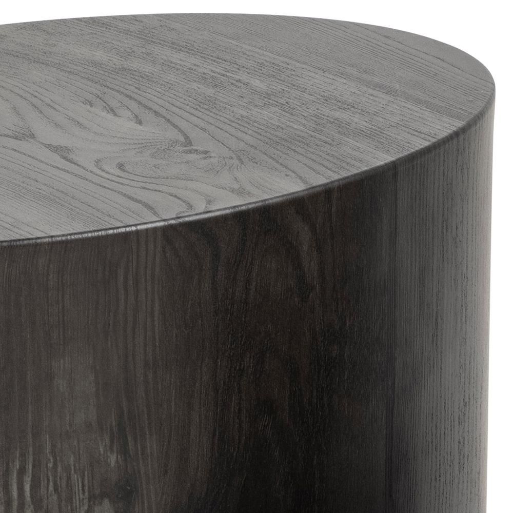 Product photograph of Motley Ash Anthracite Oval Coffee Table Set Of 2 from Choice Furniture Superstore.