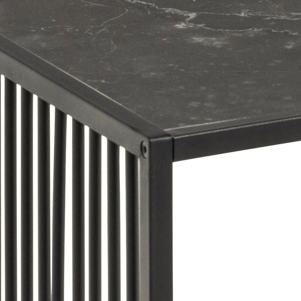 Product photograph of Solis Black Marble And Metal Coffee Table from Choice Furniture Superstore.