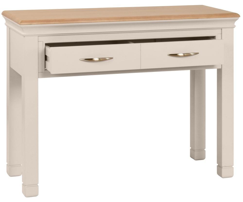 Product photograph of Annecy Painted Dressing Table - Comes In Stone Painted White Painted And Bluestar Painted Options from Choice Furniture Superstore.