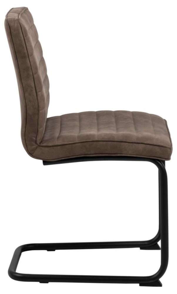Product photograph of Zinc Preston Fabric Dining Chair Sold In Pairs from Choice Furniture Superstore.