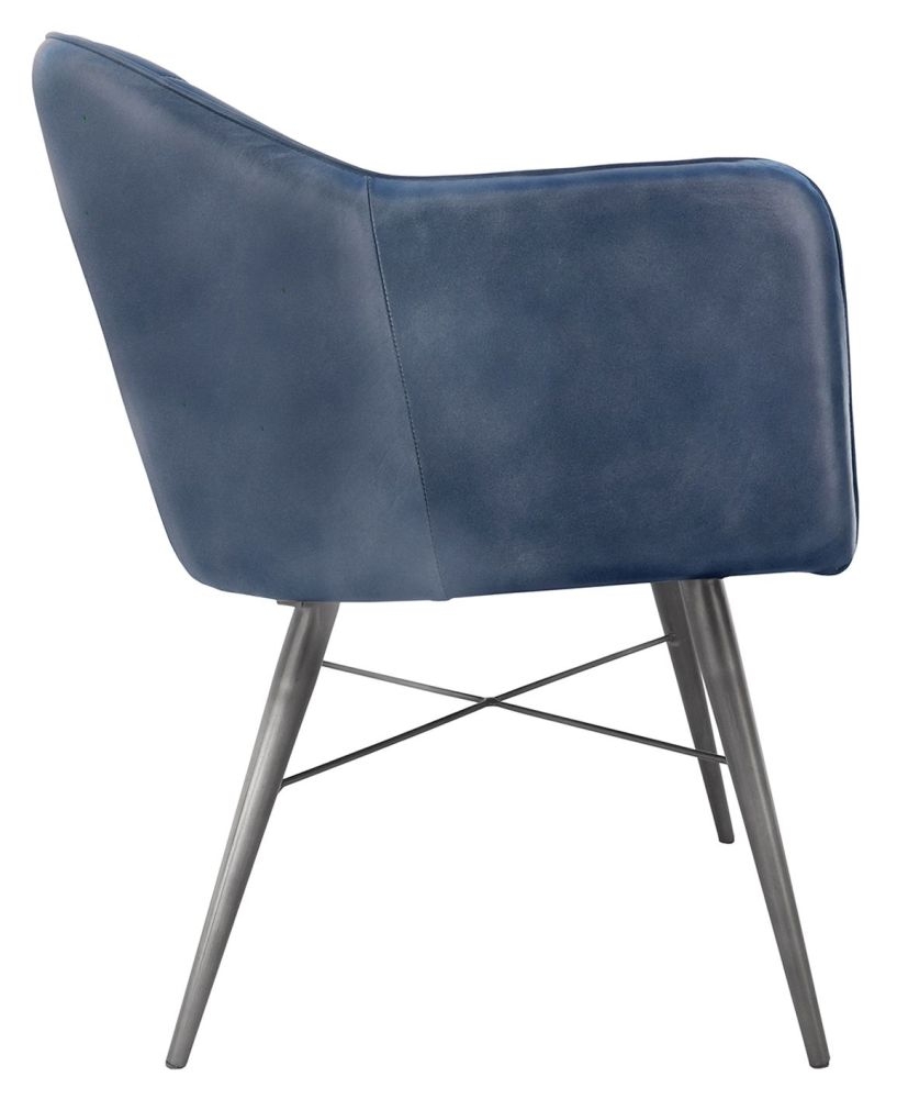 Product photograph of Cleona Leather Dining Chair Sold In Pairs from Choice Furniture Superstore.