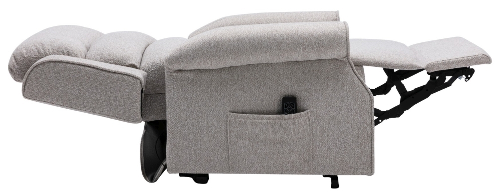 Product photograph of Gfa Andover Linen Fabric Riser Recliner Armchair from Choice Furniture Superstore.