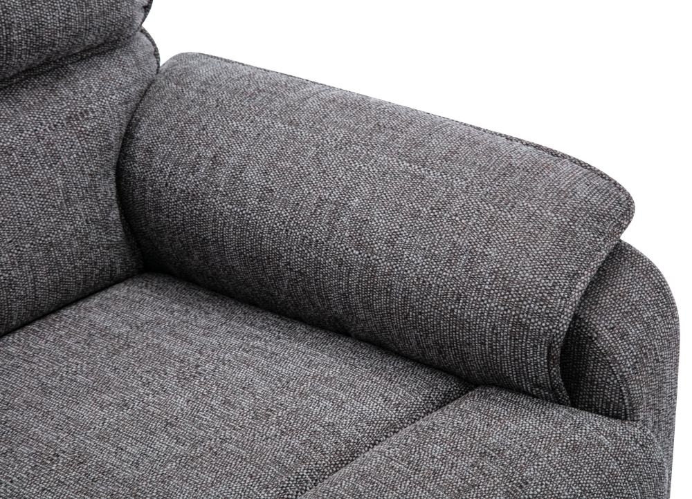 Product photograph of Gfa Valencia Lisbon Grey Fabric Riser Recliner Armchair from Choice Furniture Superstore.