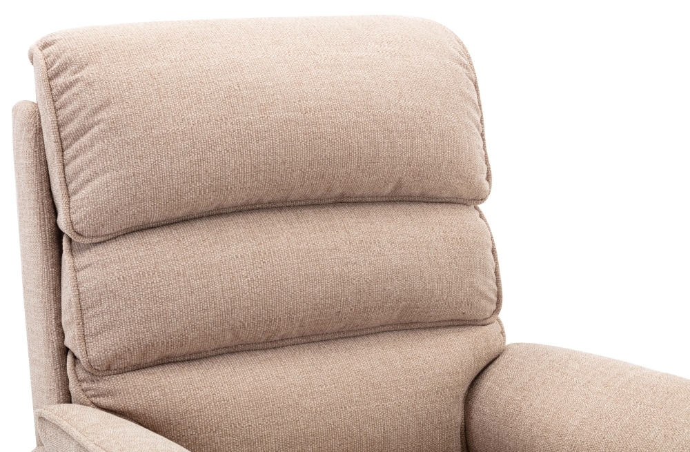 Product photograph of Gfa Valencia Lisbon Wheat Fabric Riser Recliner Armchair from Choice Furniture Superstore.