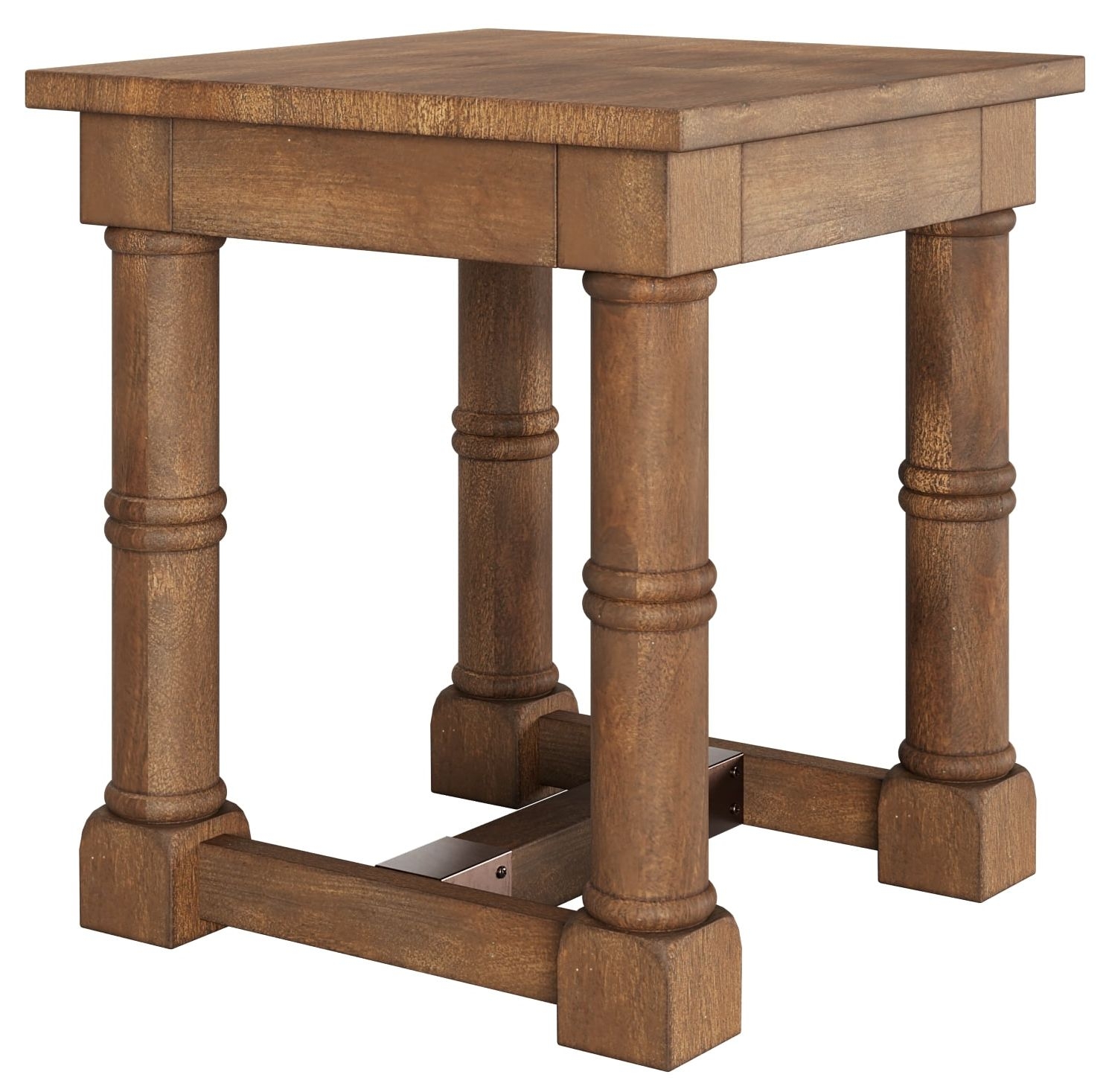 Product photograph of Clearance - Country Mango Wood Side Table from Choice Furniture Superstore.