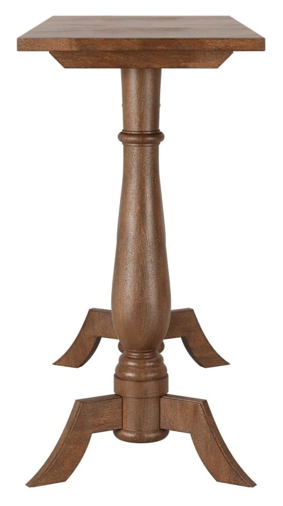 Product photograph of Clearance - Pimlico Mango Wood Pedestal Console Table from Choice Furniture Superstore.