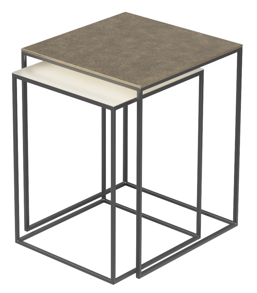 Product photograph of Fulham Square Nest Of 2 Tables from Choice Furniture Superstore.