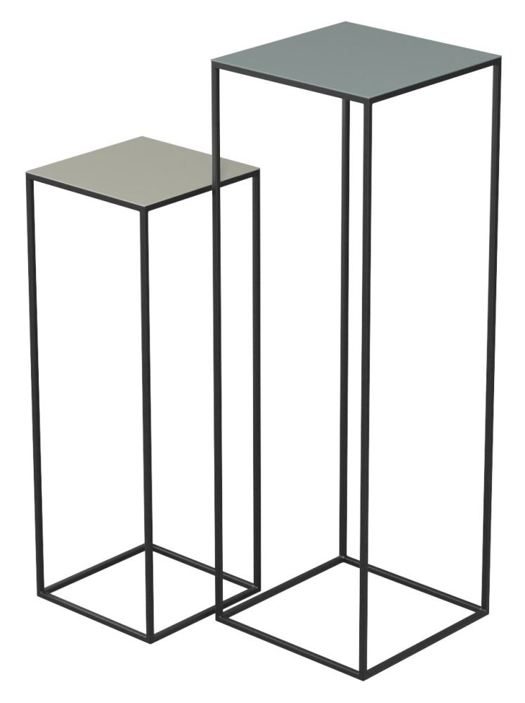 Product photograph of Fulham Pedestal Tables Set Of 2 from Choice Furniture Superstore.
