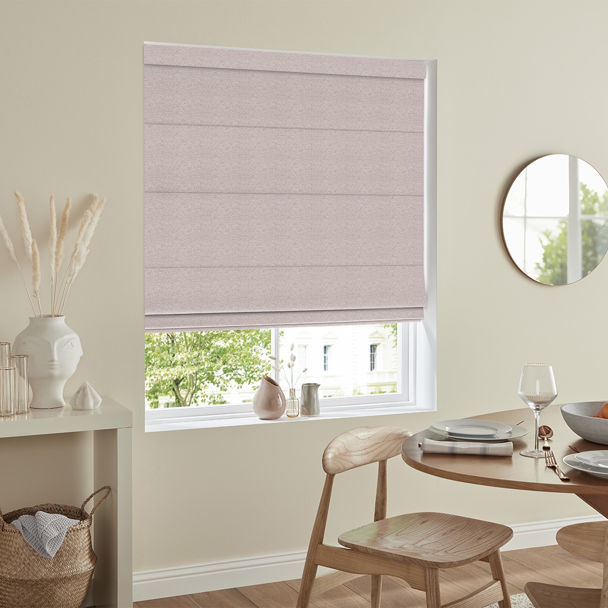 Product photograph of Rodon Heather Roman Blind from Choice Furniture Superstore.