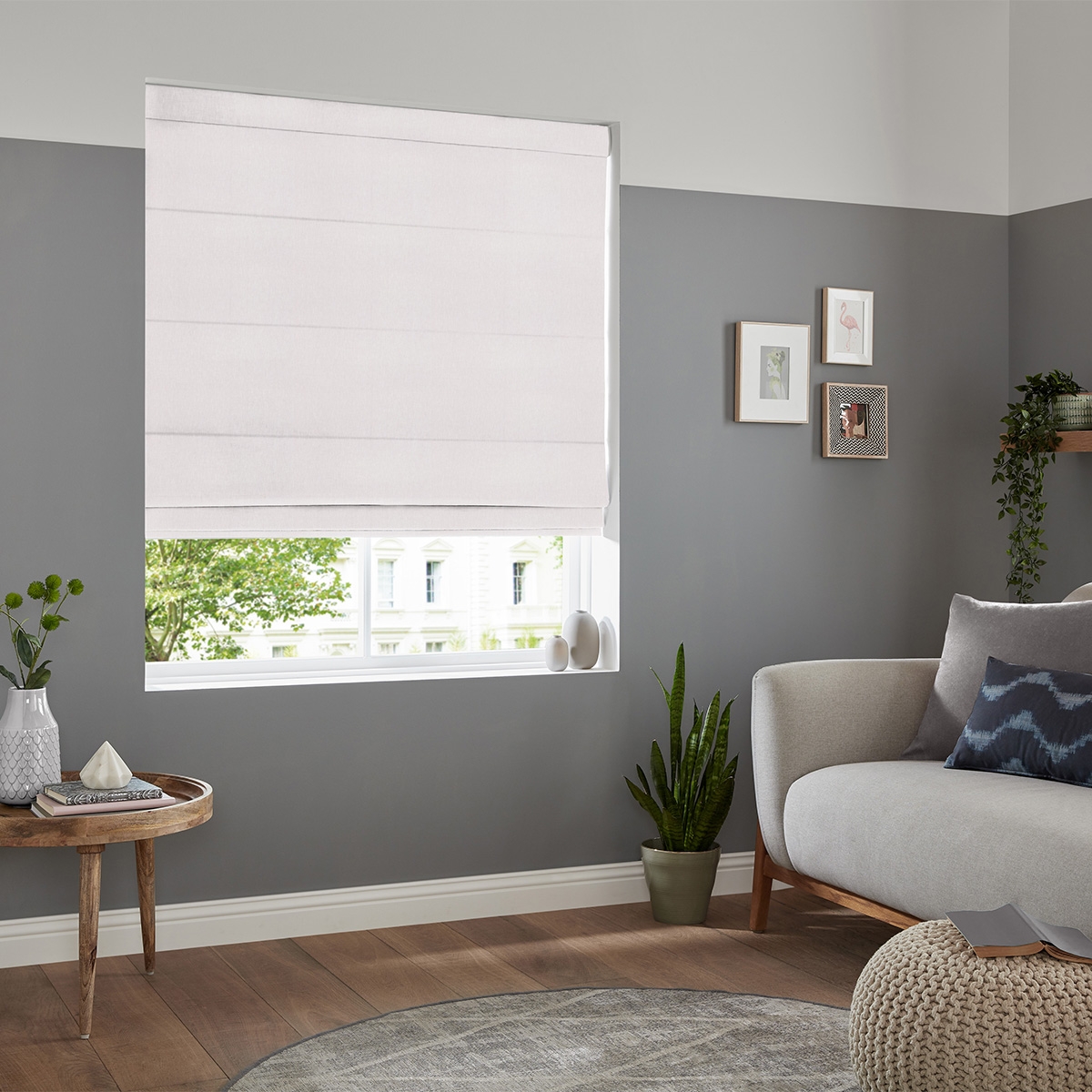Product photograph of Jesse Shell Roman Blind from Choice Furniture Superstore.