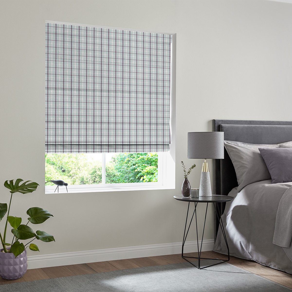 Product photograph of Mendy Mint Roman Blind from Choice Furniture Superstore.