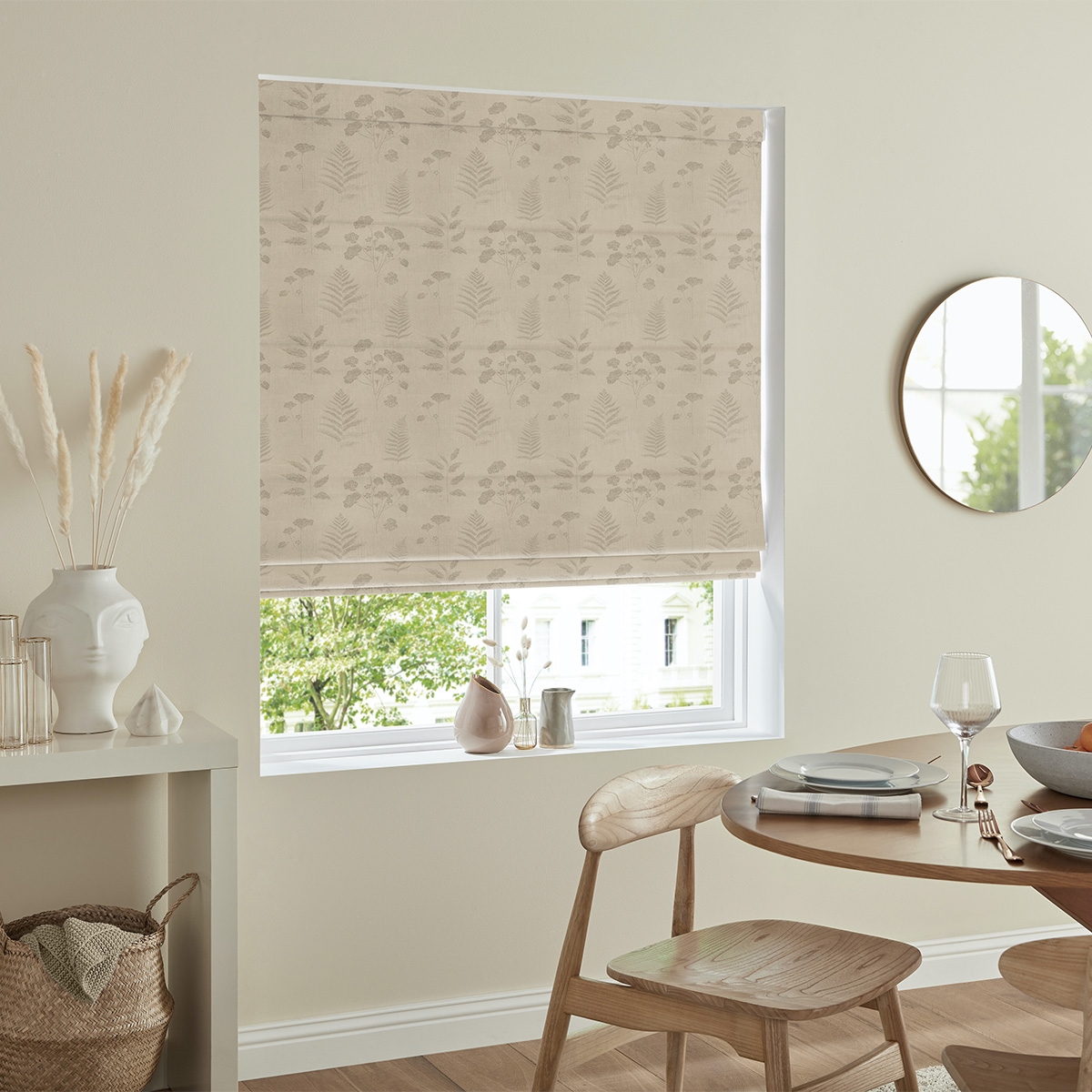 Product photograph of Carrasco Shell Roman Blind from Choice Furniture Superstore.