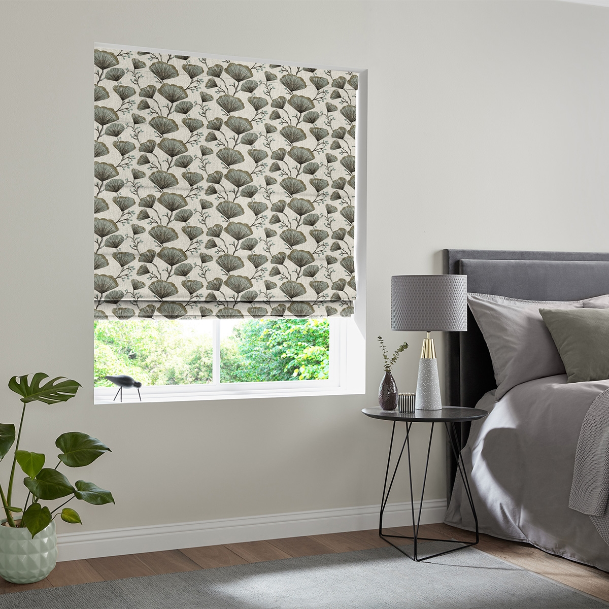 Product photograph of Gomes Seafoam Roman Blind from Choice Furniture Superstore.