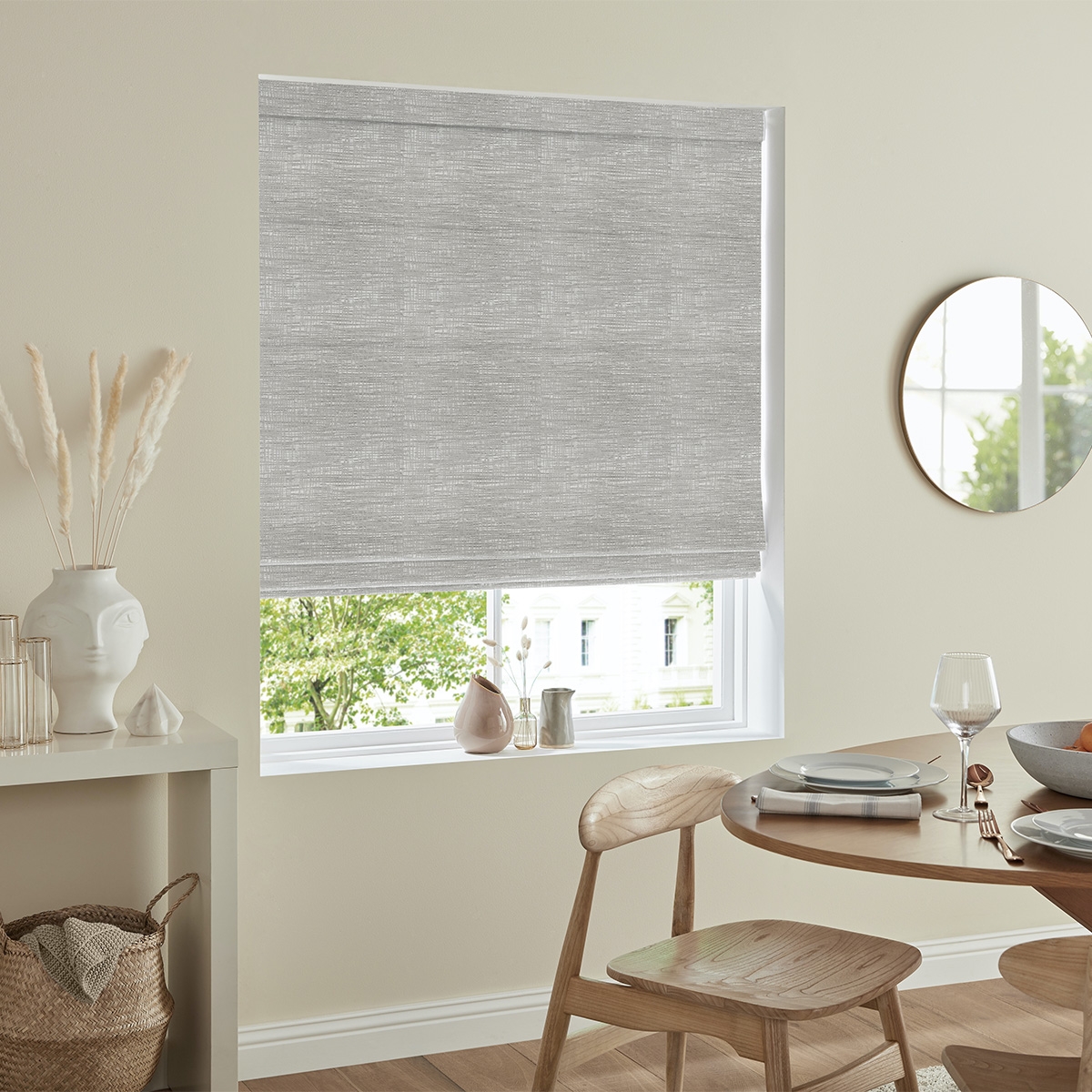 Product photograph of Semedo Fawn Roman Blind from Choice Furniture Superstore.