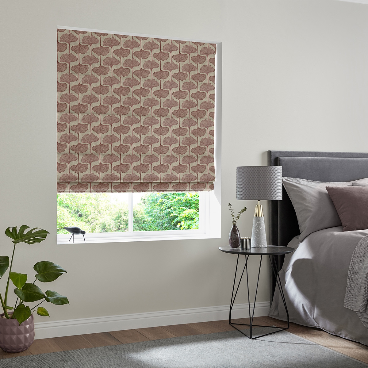 Product photograph of Saiss Berry Roman Blind from Choice Furniture Superstore.