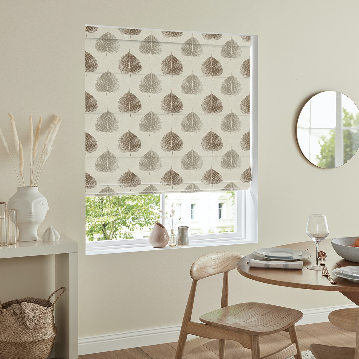 Product photograph of Youri Terracotta Roman Blind from Choice Furniture Superstore.