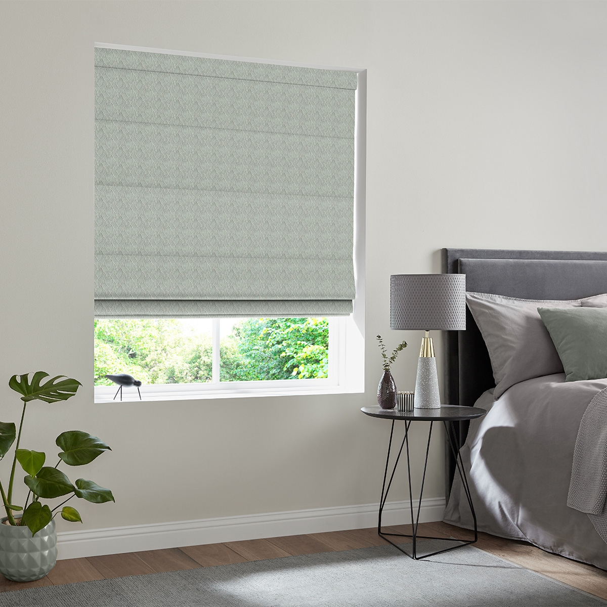 Product photograph of Matip Seafoam Roman Blind from Choice Furniture Superstore.