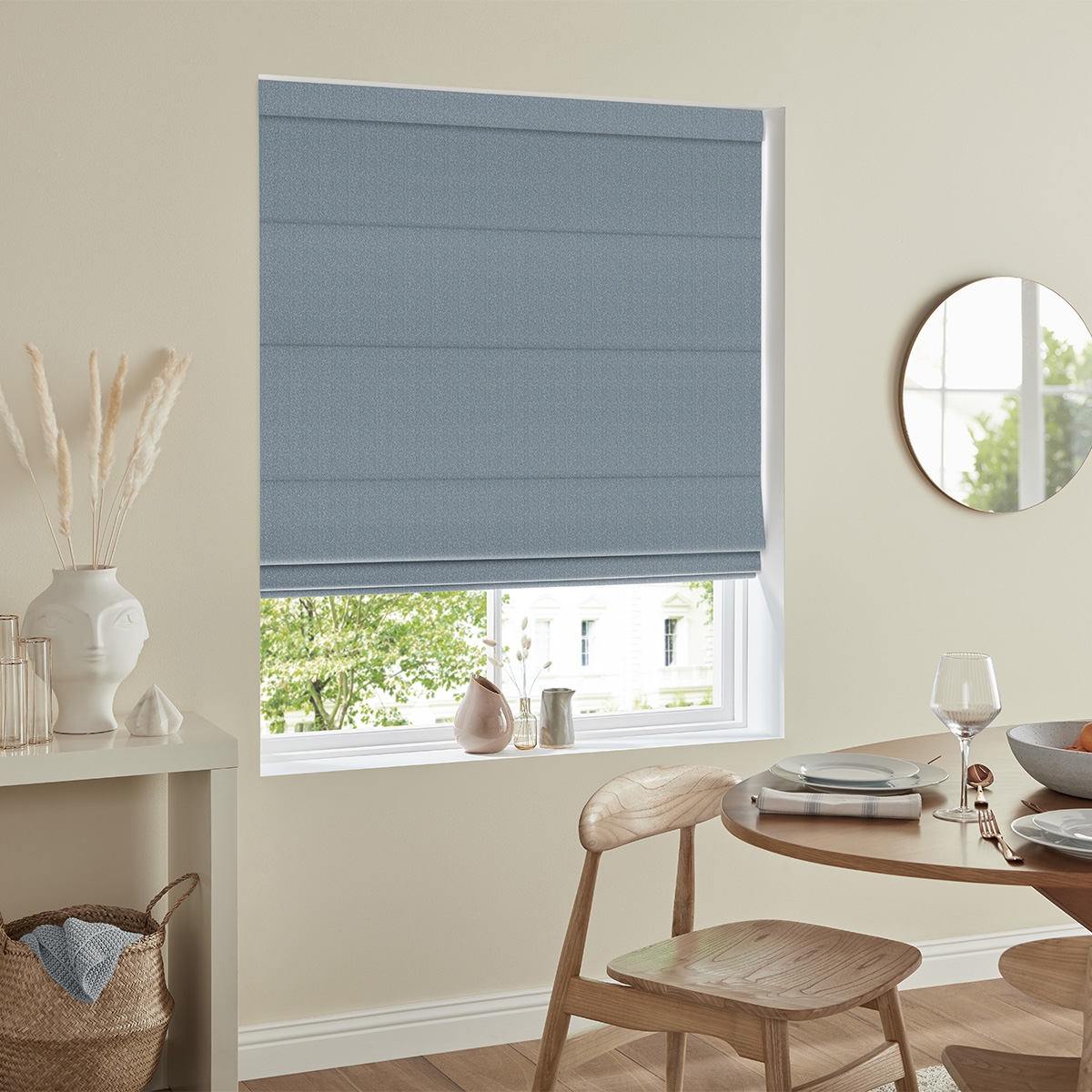 Product photograph of Lorris Danube Roman Blind from Choice Furniture Superstore.