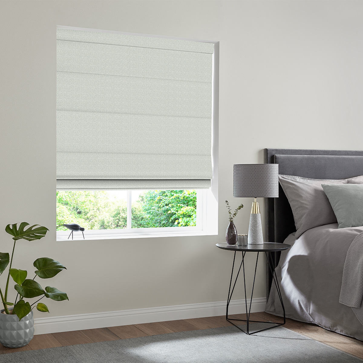 Product photograph of Lorris Duckegg Roman Blind from Choice Furniture Superstore.