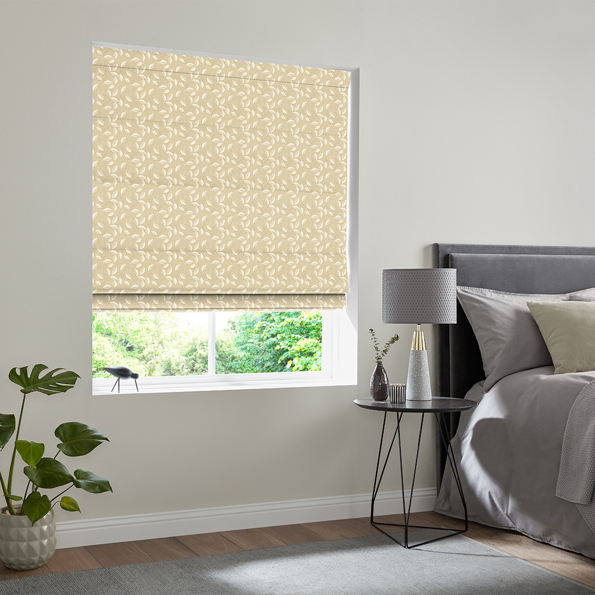 Product photograph of Conte Gold Roman Blind from Choice Furniture Superstore.