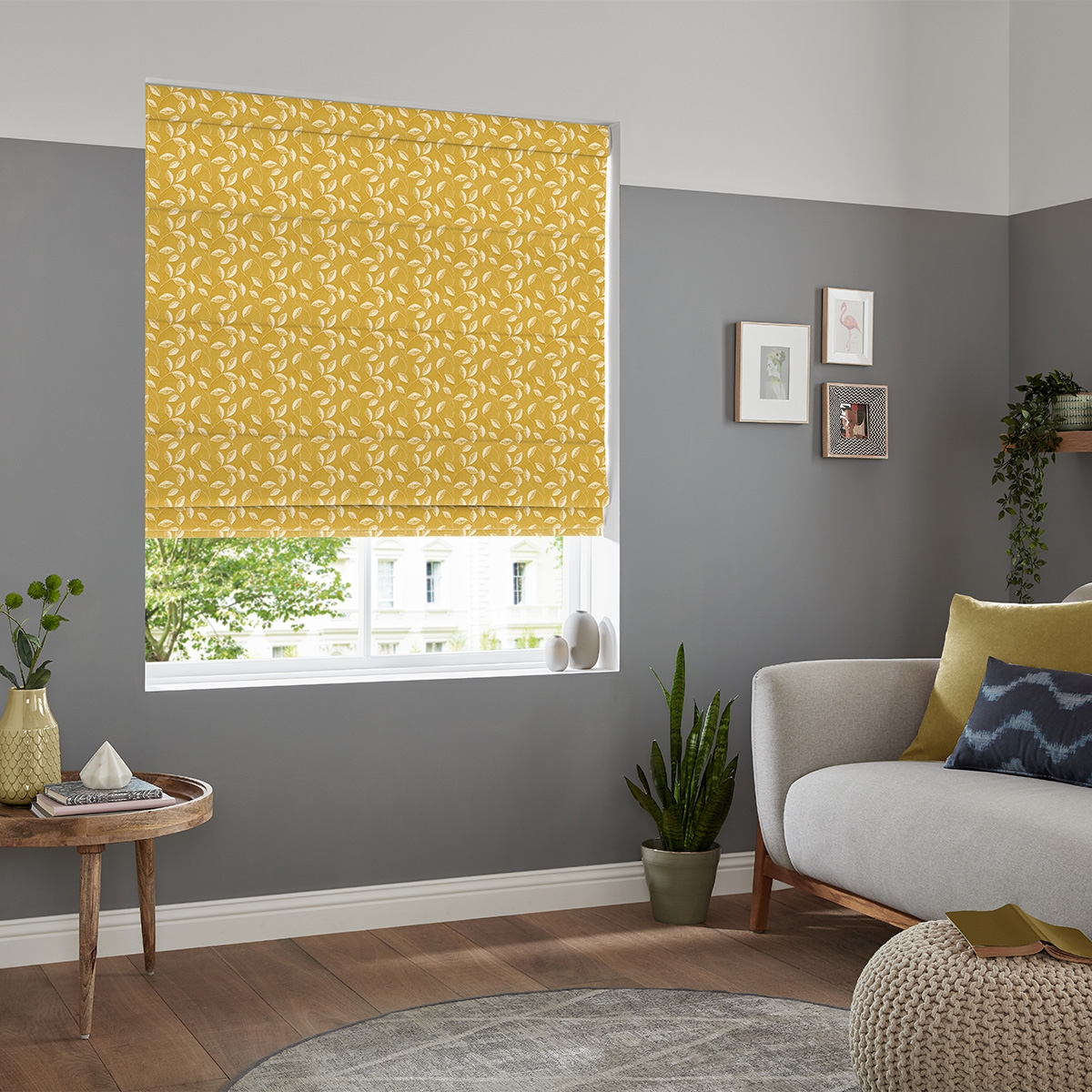 Product photograph of Conte Sunflower Roman Blind from Choice Furniture Superstore.