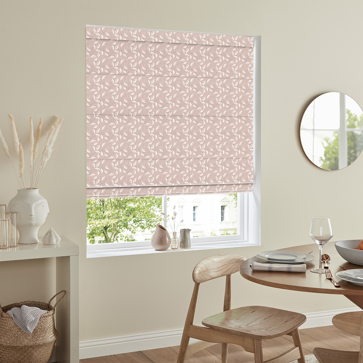 Product photograph of Conte Orchid Roman Blind from Choice Furniture Superstore.