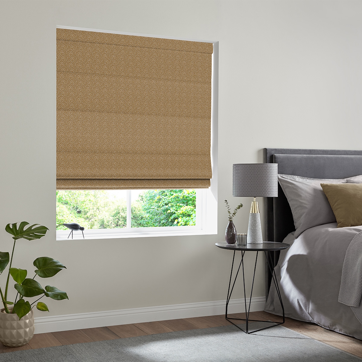 Product photograph of Kane Bronze Roman Blind from Choice Furniture Superstore.