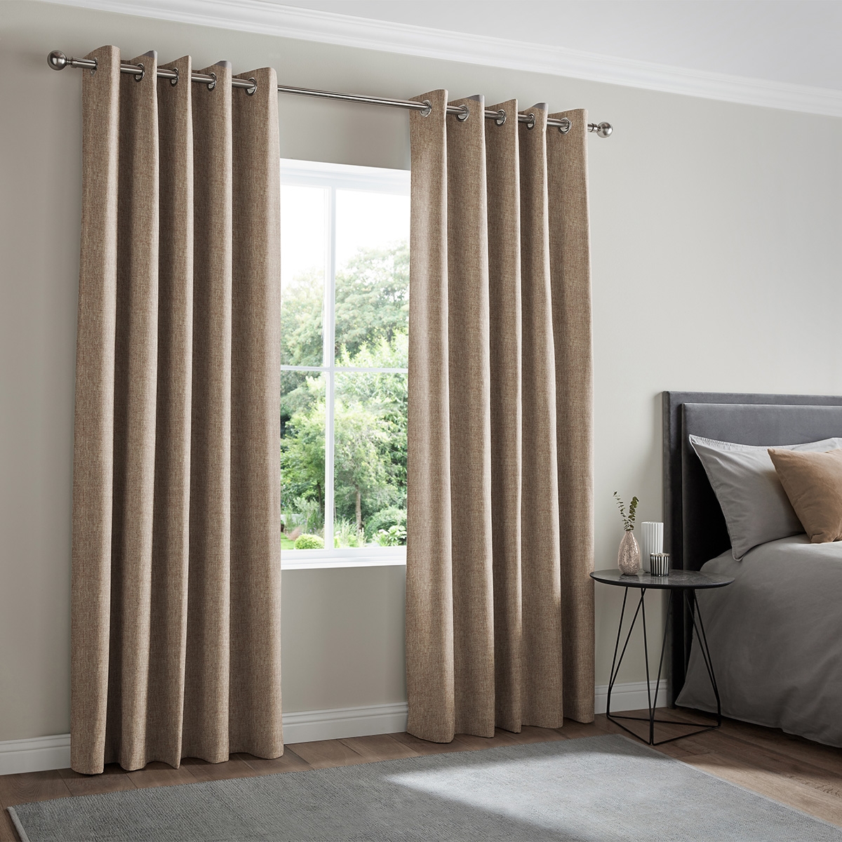 Product photograph of Ruben Biscuit Curtain from Choice Furniture Superstore.