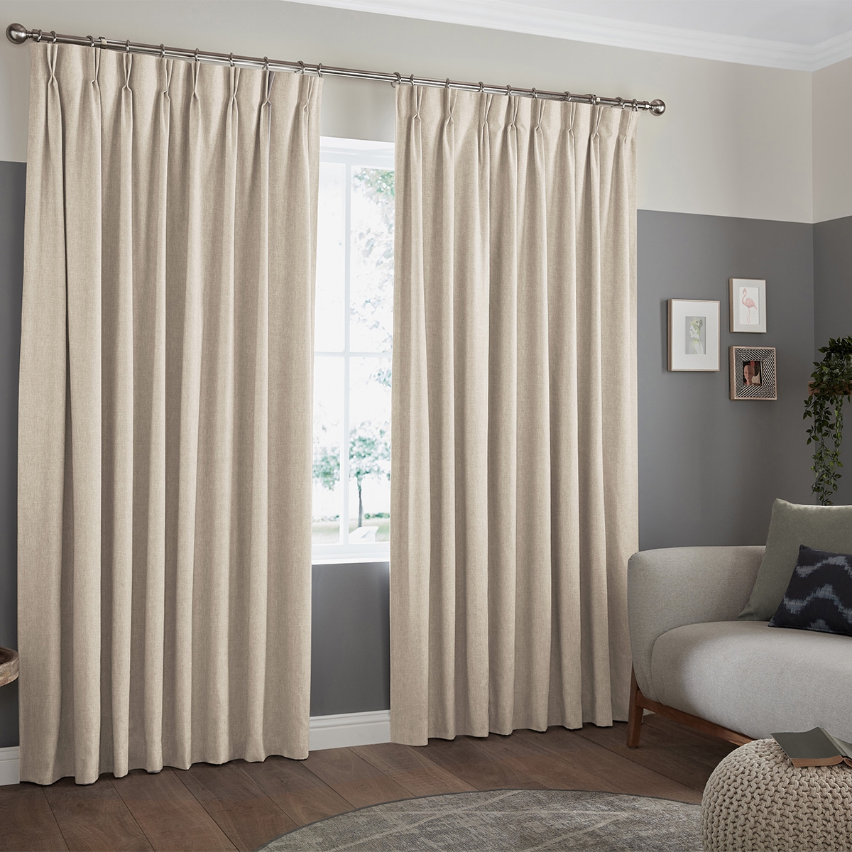 Product photograph of Ruben Oyster Curtain from Choice Furniture Superstore.