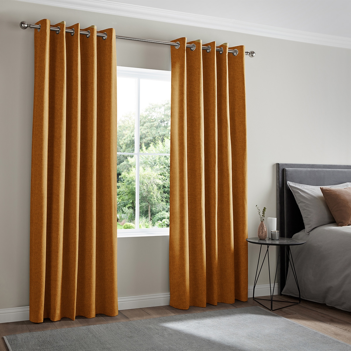 Product photograph of Ruben Rust Curtain from Choice Furniture Superstore.
