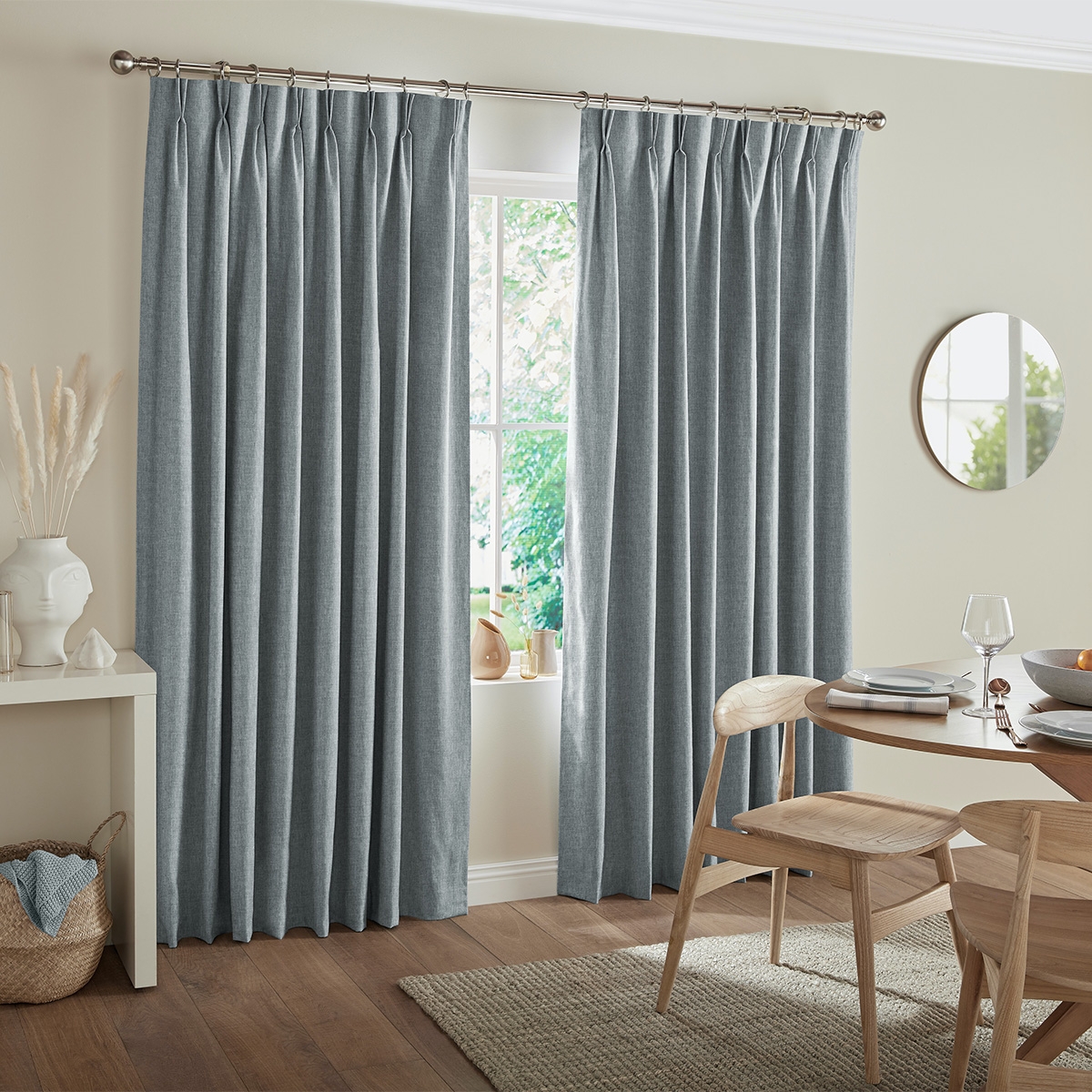 Product photograph of Ruben Slate Curtain from Choice Furniture Superstore.