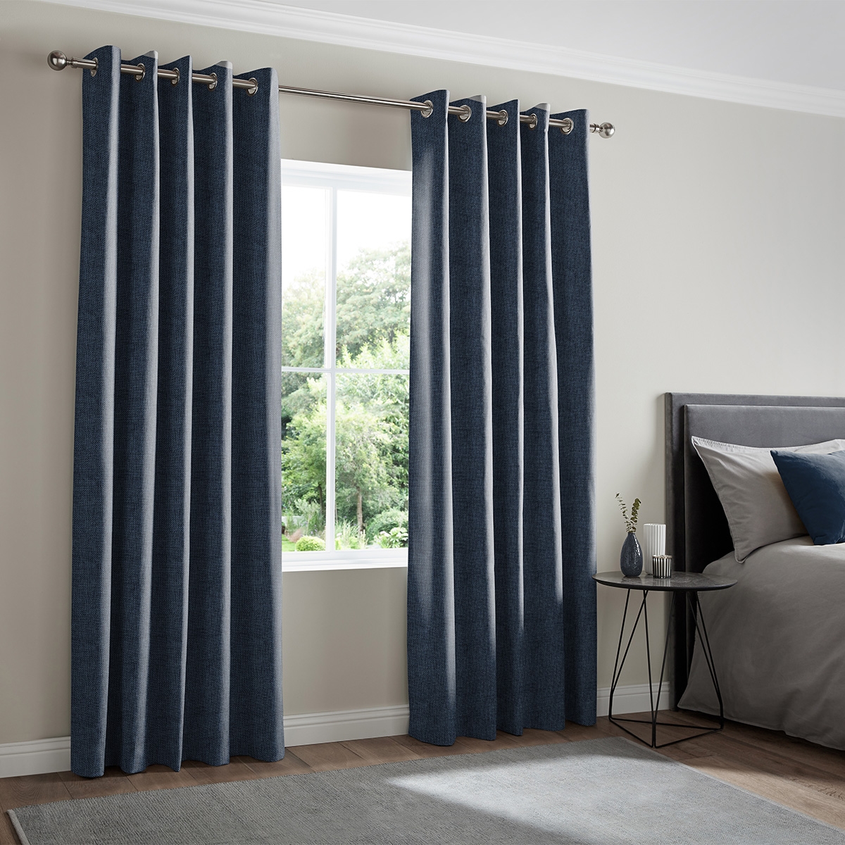 Product photograph of Virgil Ink Curtain from Choice Furniture Superstore.