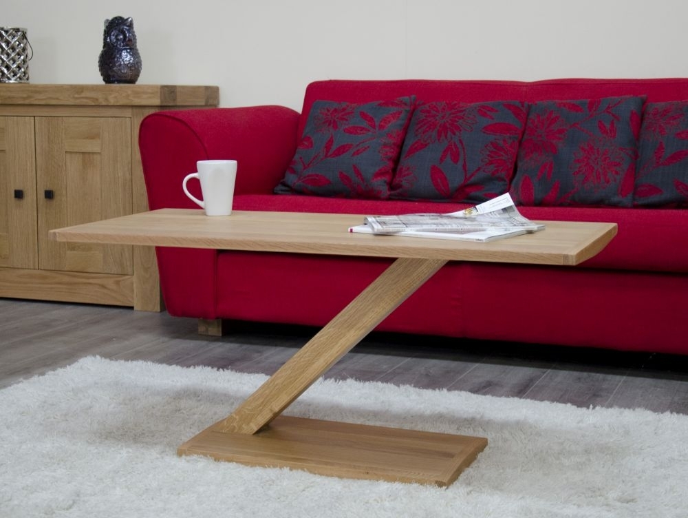 Product photograph of Clearance - Homestyle Gb Z Designer Oak Modern Coffee Table - Fs520 from Choice Furniture Superstore.