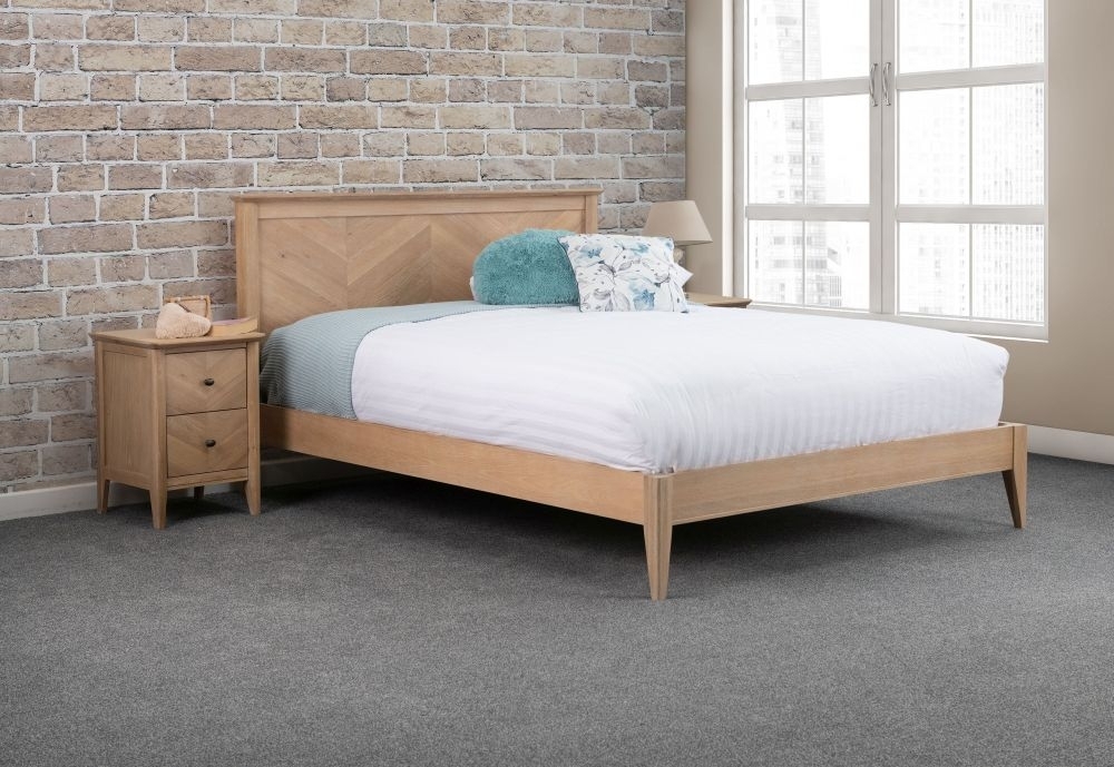 Product photograph of Clearance - Sweet Dreams Insignia Oak 5ft King Size Bed - 717 from Choice Furniture Superstore.