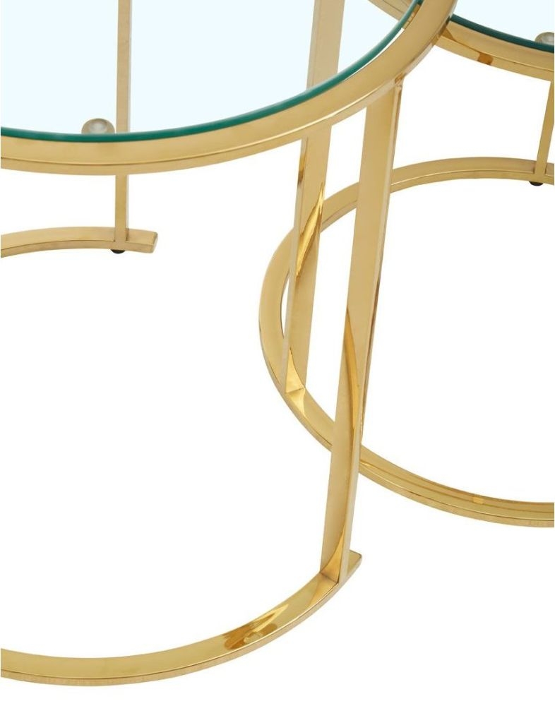 Product photograph of Kelley Round Nest Of Table Set Of 3 from Choice Furniture Superstore.