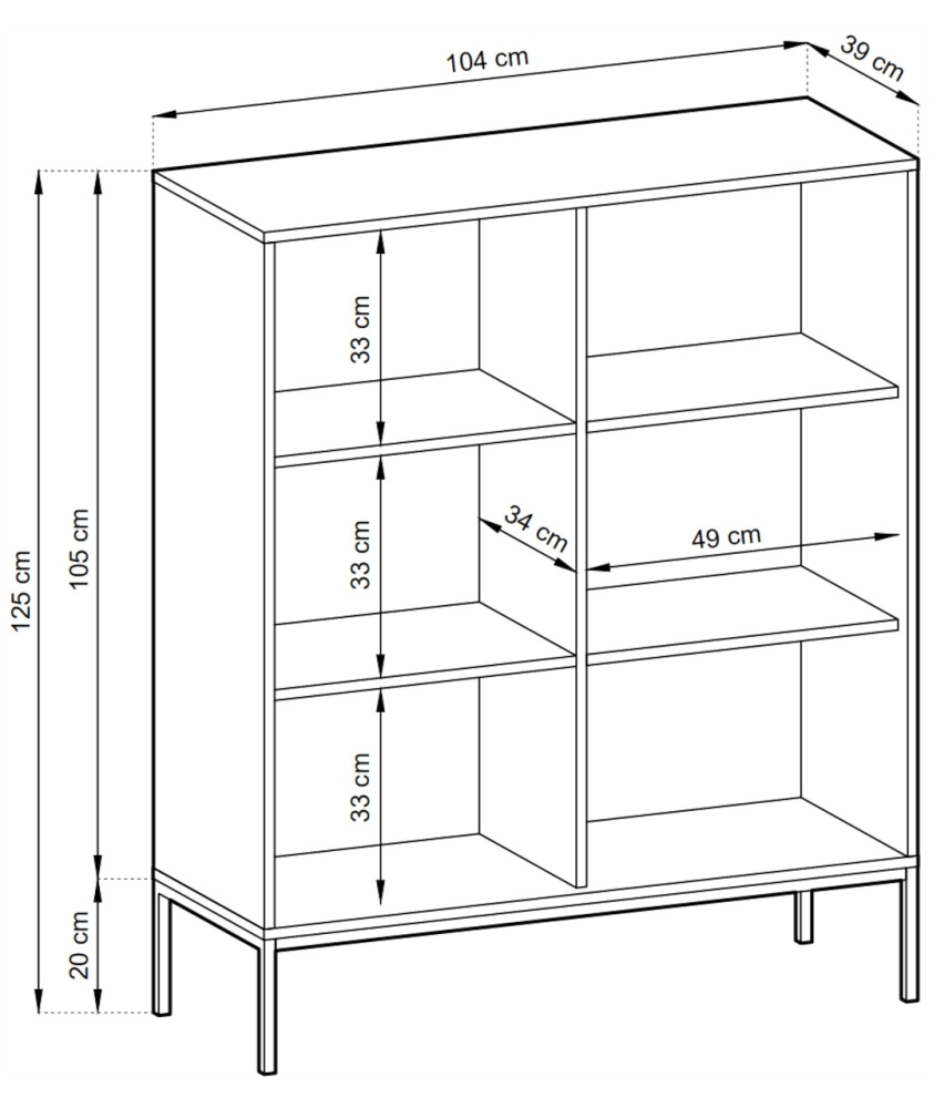 Product photograph of Kiron Black Ribbed 2 Door Highboard Cabinet from Choice Furniture Superstore.