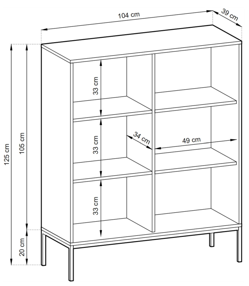 Product photograph of Nova 2 Door Highboard Cabinet - Comes In White Matt Black Matt And Grey Matt Options from Choice Furniture Superstore.